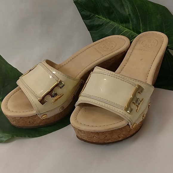 Tory Burch Shoes - GORGEOUS TORY BURCH PLATFORM WEDGE SANDALS SZ 5.5